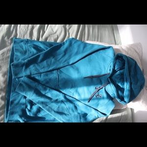 Blue under armour hoodie sweatshirt